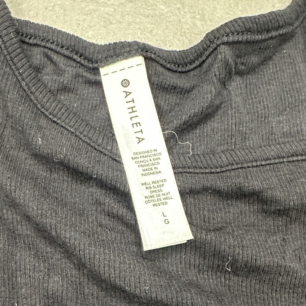 Athleta Black Well Rested Sleep Dress - Picture 7 of 10